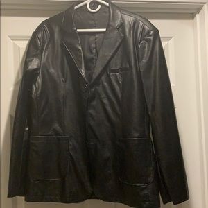 Men’s leather coat